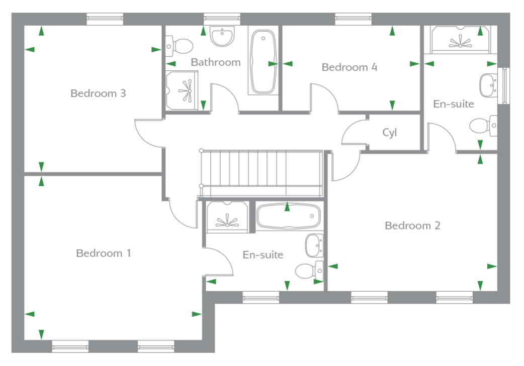 The Windsor (Plot 9), Vicarage Meadows, Holmfirth, HD9 1DZ